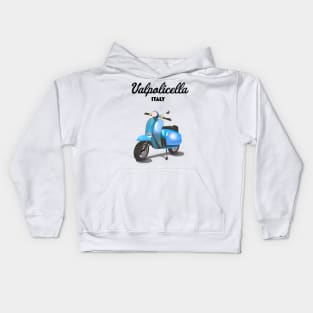 Valpotlicella Italy Scooter poster Kids Hoodie